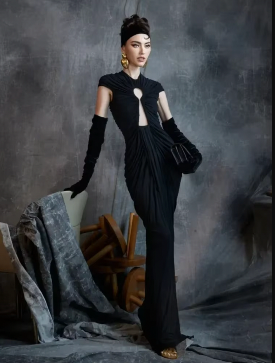 Long Keyhole Dress – Petite Chérie