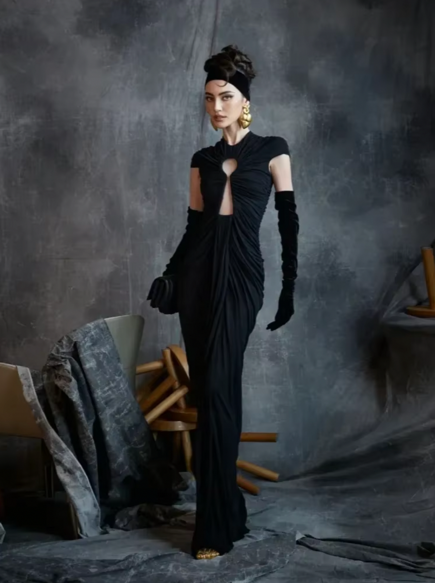 Long Keyhole Dress – Petite Chérie