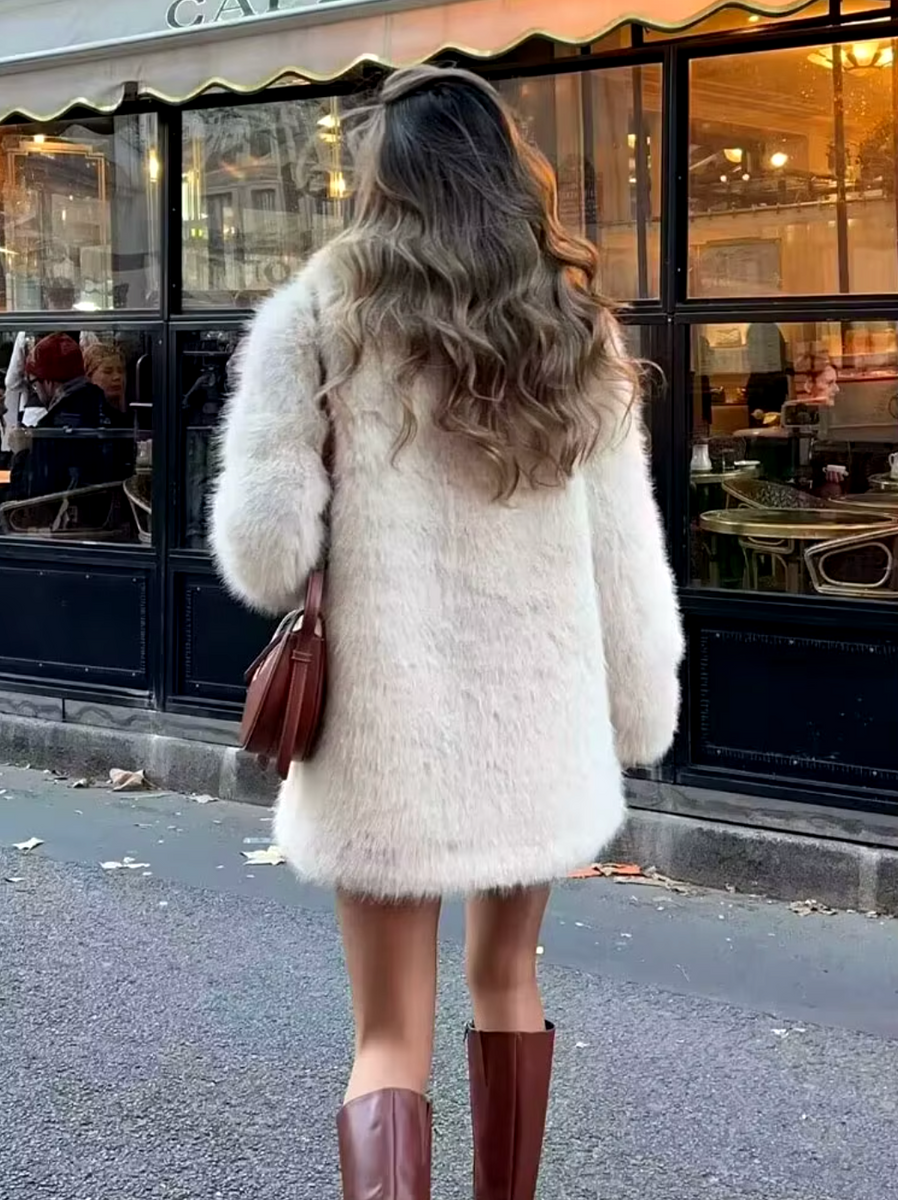 Blancha Shearling Coat Petite Chérie