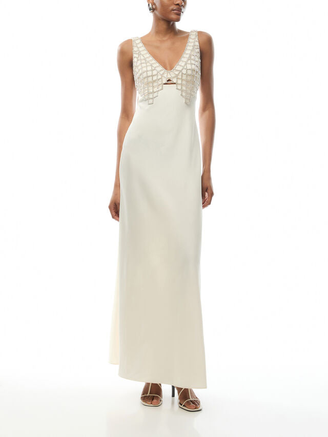 Nicky Diamanté Dress - Cherry main image 0