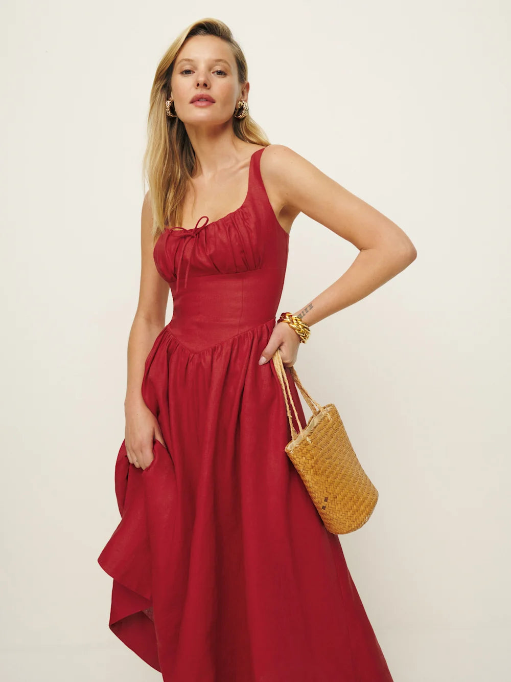 balia linen dress 49 length (size 8) Mirror:No Mirror updated 10 Disney Store The Little