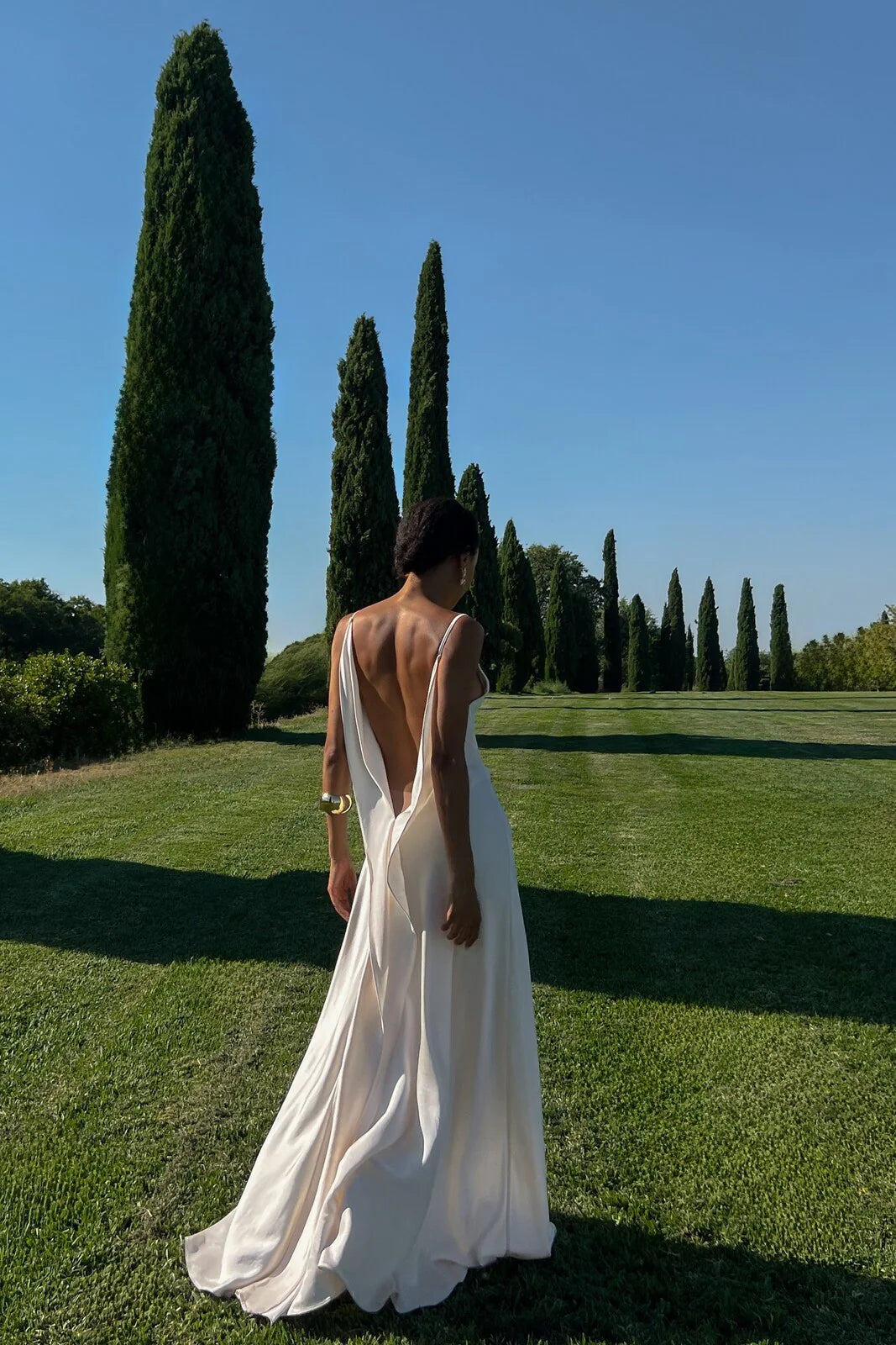 open back pearl dress Deep Neckline – Petite Chérie Spring 2026 Drop 3 size:16 UK Color Available The Buzz: The new