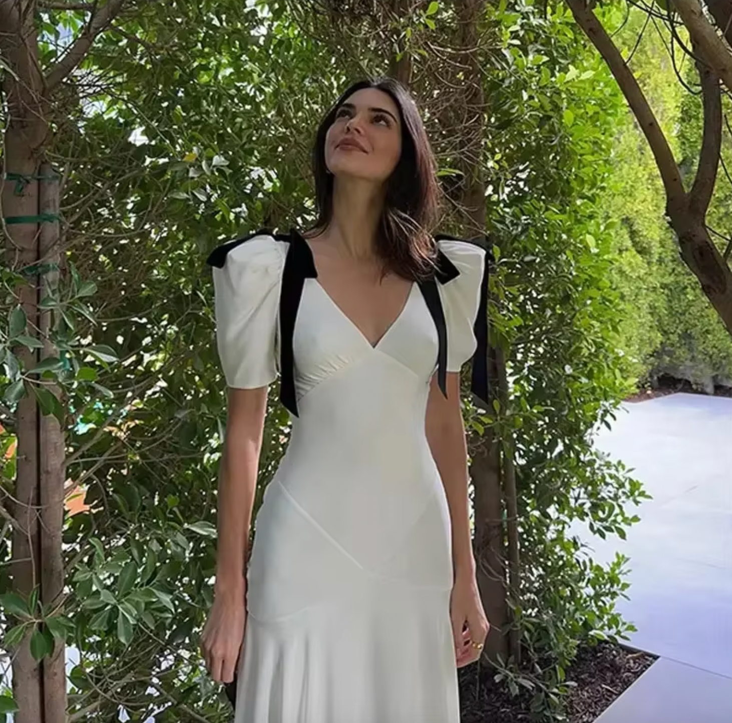 white crepe dress White Silk Crepe Dress – Petite Chérie