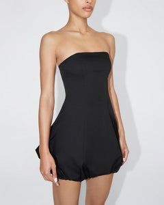 poplin bubble mini dress Maeve Poplin Bubble Mini Dress