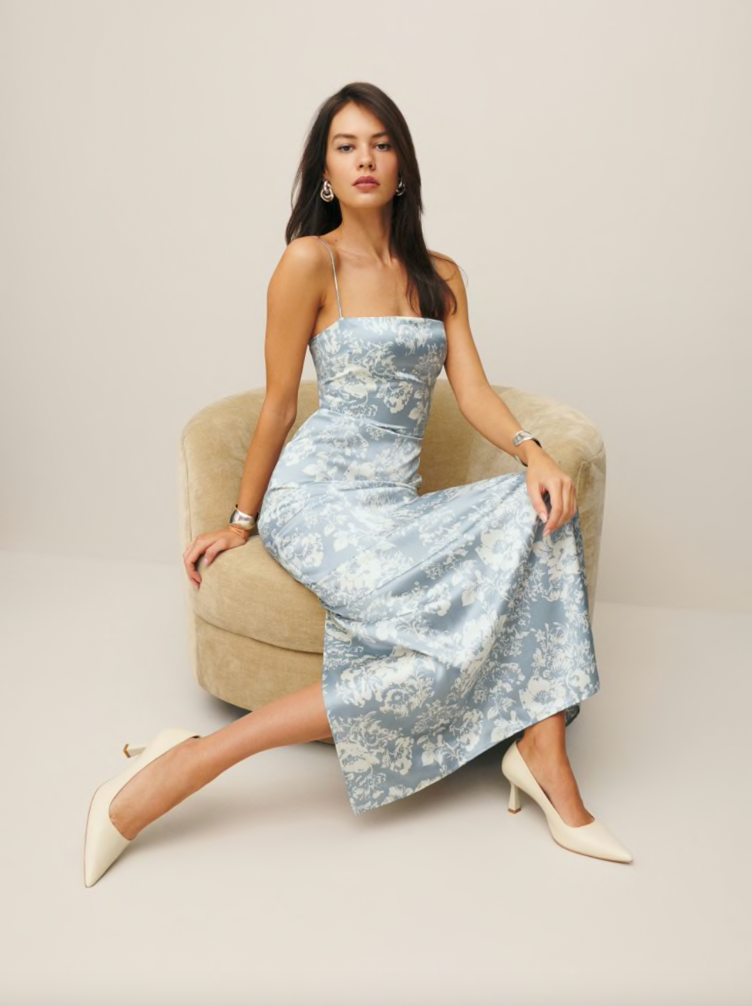 frankie silk dress buena Frankie Silk Dress