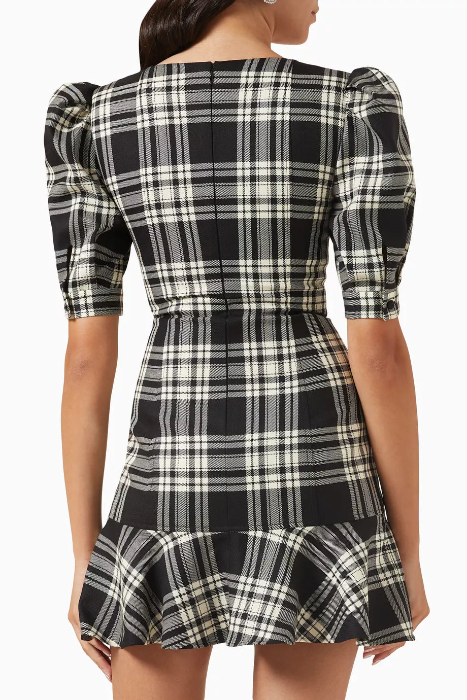 mini tartan dress The Mini Elisabeth Dress in Tartan Angele.H Paris