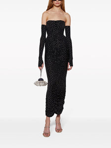 Alex Perry Crystal-embellished Column Dress – Petite Chérie Alex Perry Crystal-embellished Column Dress – Petite Chérie