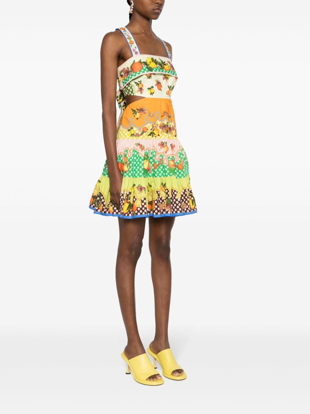 Lemonis Cut-Out Mini Dress Petite Chrie Lemonis Cut-Out Mini Dress Petite Chrie