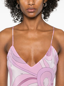 Crafted from premium crêpe de chine silk, the Marmo Silk Dress by Pucci offers a sumptuous texture and fluid drape that enhance your natural silhouette. Its expertly tailored design balances timeless elegance with modern grace, making it an ideal choice for occasions demanding subtle sophistication and effortless confidence. This dress not only feels luxuriously light but also ensures you move with captivating poise.