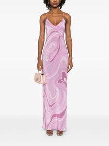 Crafted from premium crêpe de chine silk, the Marmo Silk Dress by Pucci offers a sumptuous texture and fluid drape that enhance your natural silhouette. Its expertly tailored design balances timeless elegance with modern grace, making it an ideal choice for occasions demanding subtle sophistication and effortless confidence. This dress not only feels luxuriously light but also ensures you move with captivating poise.
