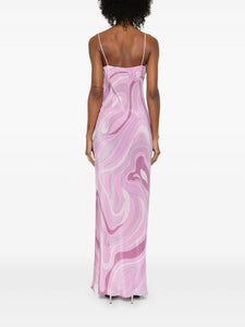 Crafted from premium crêpe de chine silk, the Marmo Silk Dress by Pucci offers a sumptuous texture and fluid drape that enhance your natural silhouette. Its expertly tailored design balances timeless elegance with modern grace, making it an ideal choice for occasions demanding subtle sophistication and effortless confidence. This dress not only feels luxuriously light but also ensures you move with captivating poise.