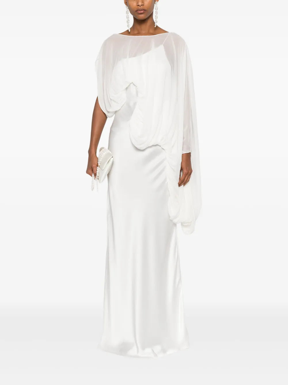 Cumulus Draped Gown – Petite Chérie