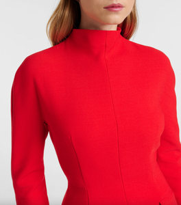 Expertly crafted from a wool-blend gabardine, the Ketch long-sleeve cotton minidress is a versatile and stylish addition to any wardrobe. With its flattering silhouette and high-quality material, this dress offers both comfort and sophistication. Perfect for any occasion, from the office to a night out.