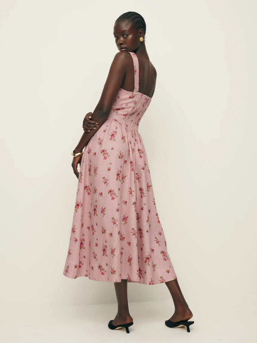 Balia Linen Dress Petite Chrie Balia Linen Dress Petite Chrie