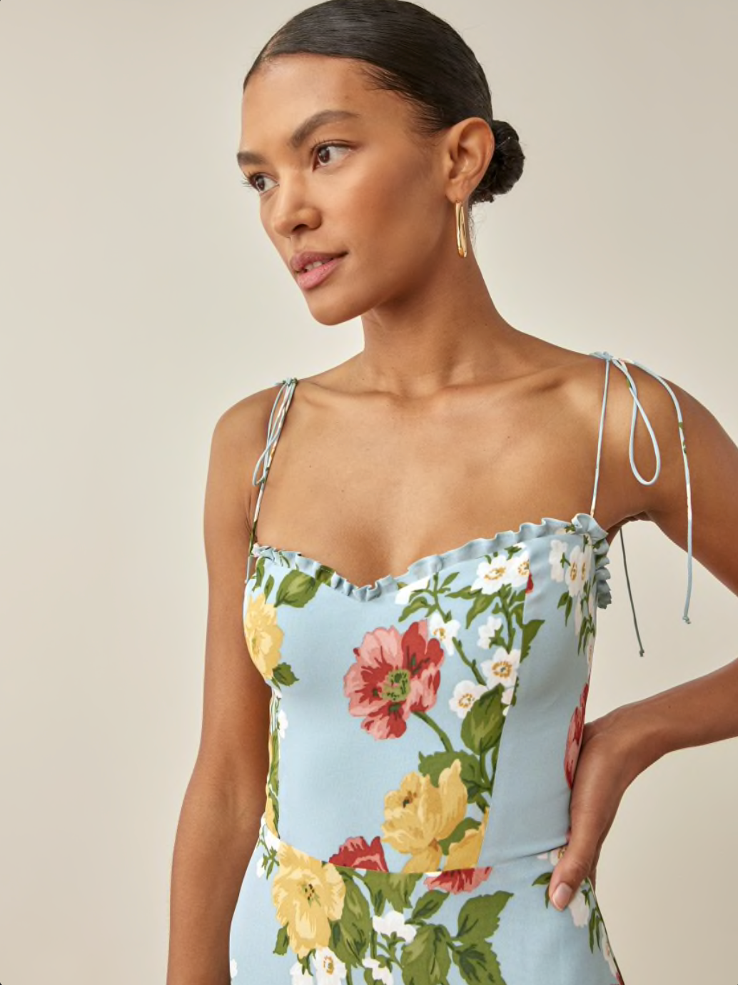 Experience irresistible charm and comfort in our Enya Floral Print Tie Shoulder Dress. With adjustable straps and a sweetheart neckline, this lightweight georgette fabric dress features a back zipper for easy wear. Feel and look effortlessly elegant with its dry handfeel.