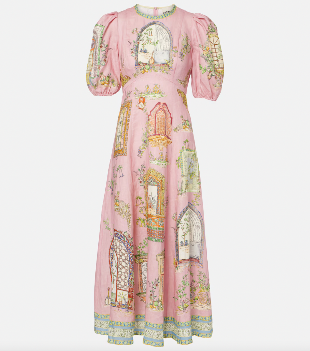 monty butter linen midi dress itsrachelwaddell on LTK