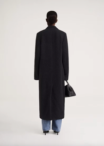 Single-Breasted Long-Sleeved Coat