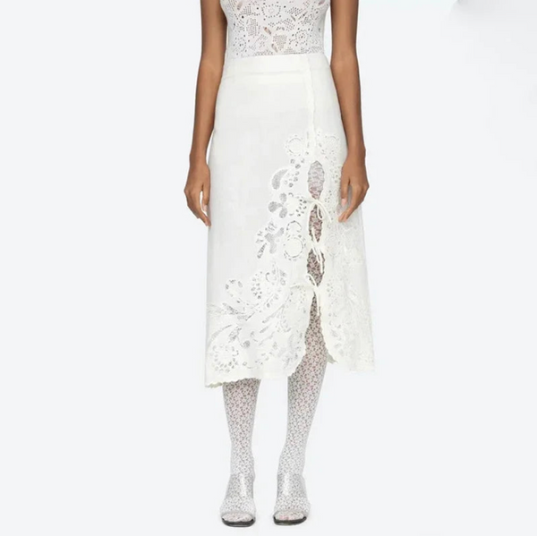 Baylin Cotton-Lace Skirt – Petite Chérie