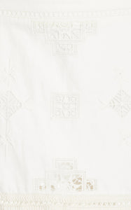 The Sanda Macrame-Trimmed Cotton Mini Skirt by Isabel Marant combines breathable cotton fabric with delicate embroidery and intricate macrame yarn tassels, offering both comfort and a refined artisanal touch. Ideal for warm weather, this skirt blends natural materials and expert craftsmanship to elevate your casual wardrobe with unique texture and style.