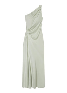 The Aster Satin One Shoulder Gown by A.L.C in radiant chartreuse offers a stunning blend of elegance and modern design. Crafted from smooth satin, it features a graceful one-shoulder cut that flows beautifully over the body. Soft pleats at the shoulder and waist sculpt the silhouette, while the asymmetrical design enhances movement and visual interest. Perfect for making a memorable statement, this gown effortlessly combines sophistication with bold charm.