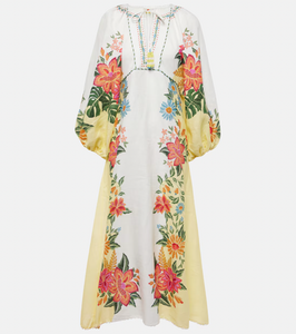 Indulge in the sophistication and exclusivity of our Off-White Bloom Maxi Dress by Farm Rio. Crafted with luxurious embroidered linen, this dress exudes elegance and refinement. Immerse yourself in the beauty of a blooming garden with this maxi dress.