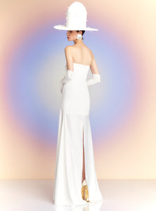 The Alessandra Maxi Dress in Cream – Petite Chérie