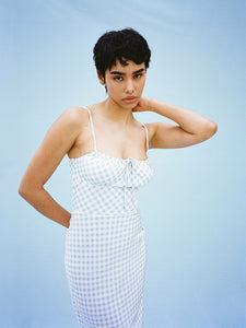 THE ELSA in Blue Gingham – Petite Chérie