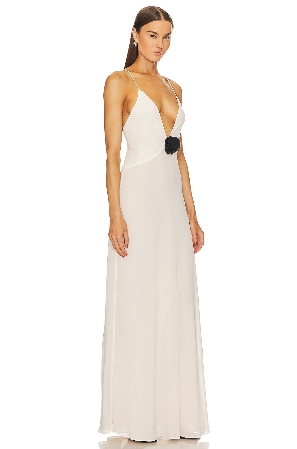 slip for sheer maxi dress By Anthropologie Sleeveless Sheer Linen Maxi Slip Dress