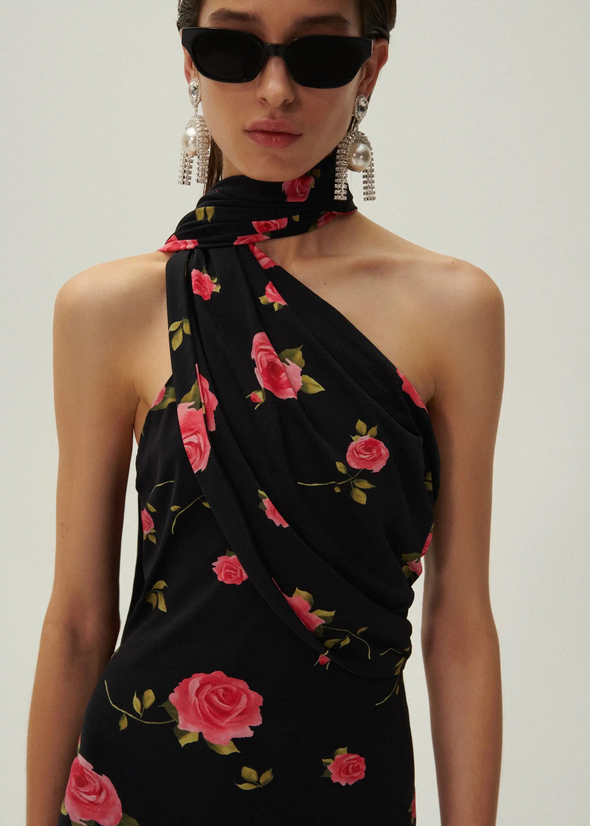 magda butrym maxi dress Magda Butrym Black Rib-Knit Bustier Maxi Dress