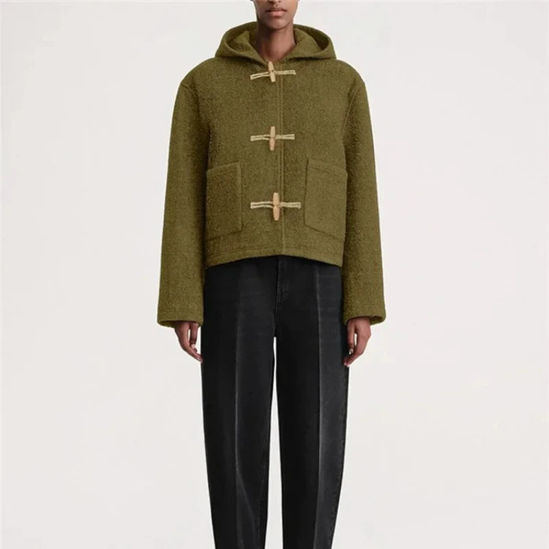 TOTEME hooded felted duffle coat – Petite Chérie TOTEME hooded felted duffle coat – Petite Chérie