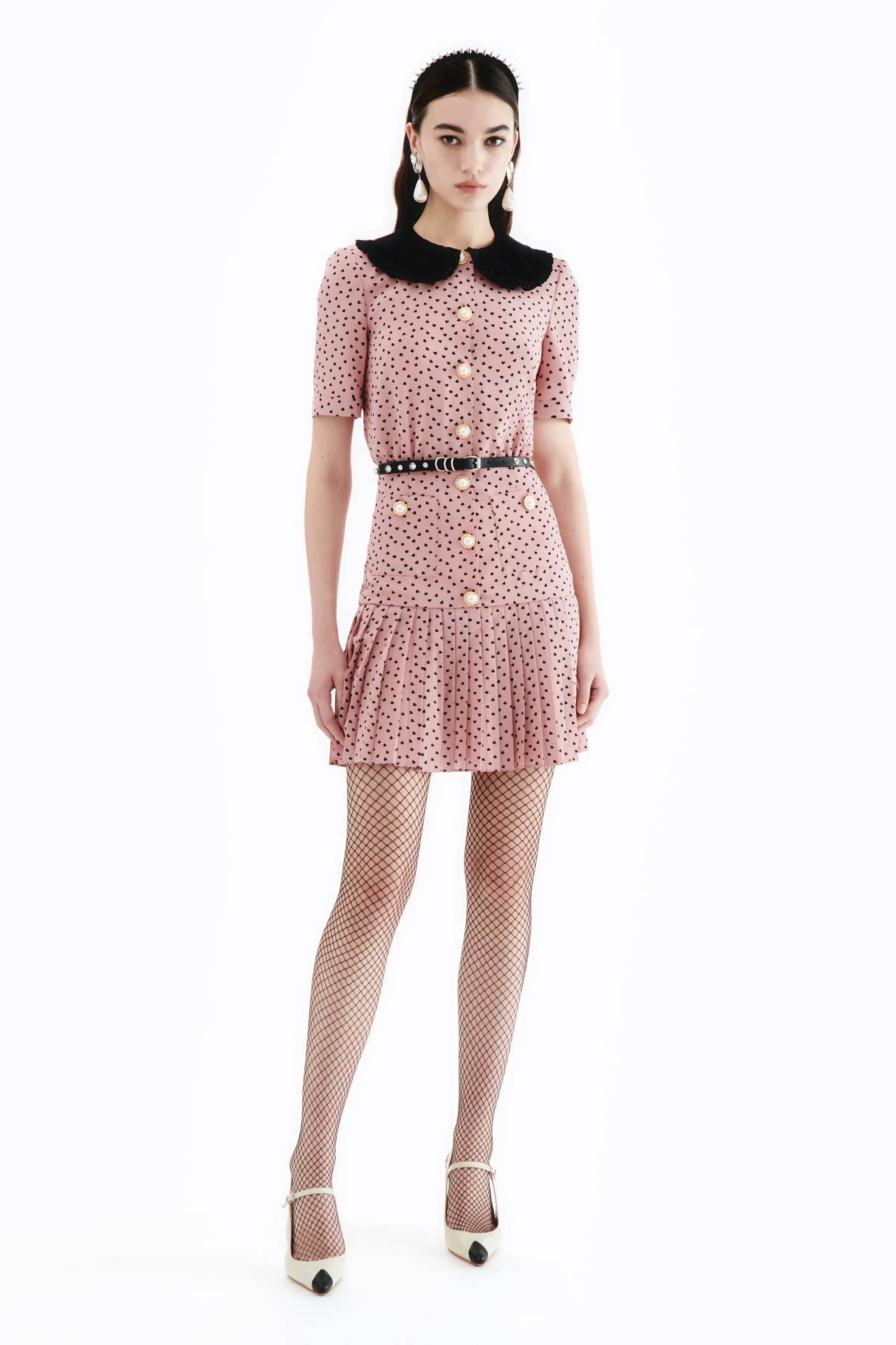alessandra rich dress Alessandra Rich Printed silk minidress – Petite Chérie