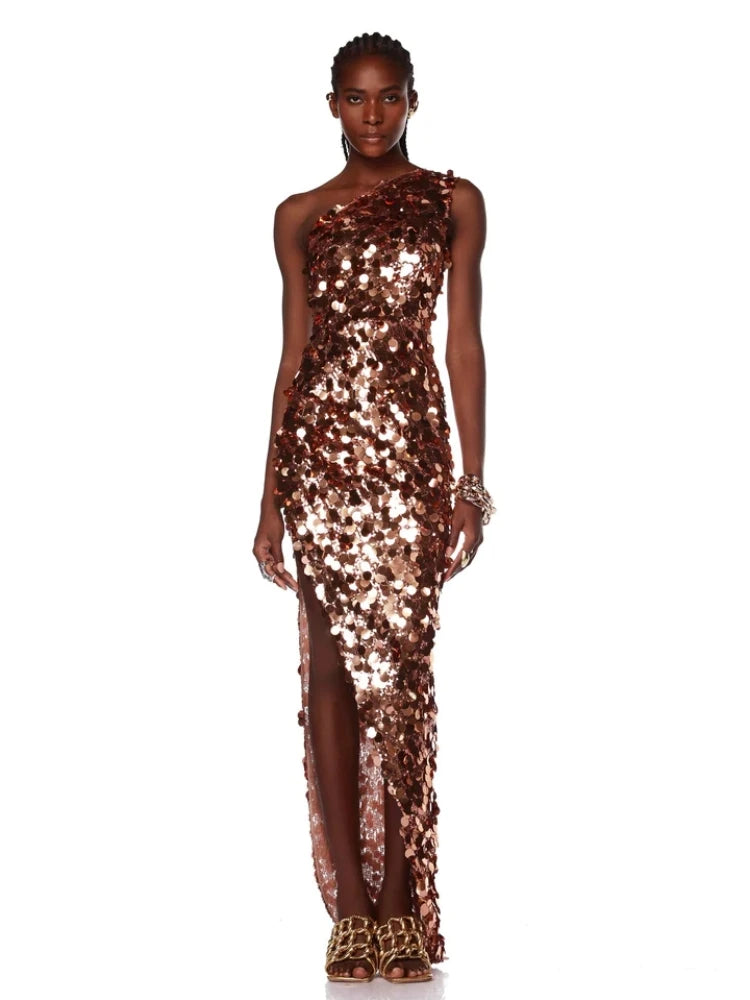 Farah One Shoulder Gown Petite Chrie Farah One Shoulder Gown Petite Chrie