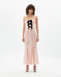 Alessandra Rich Bow-detail lace gown Petite Chrie Alessandra Rich Bow-detail lace gown Petite Chrie