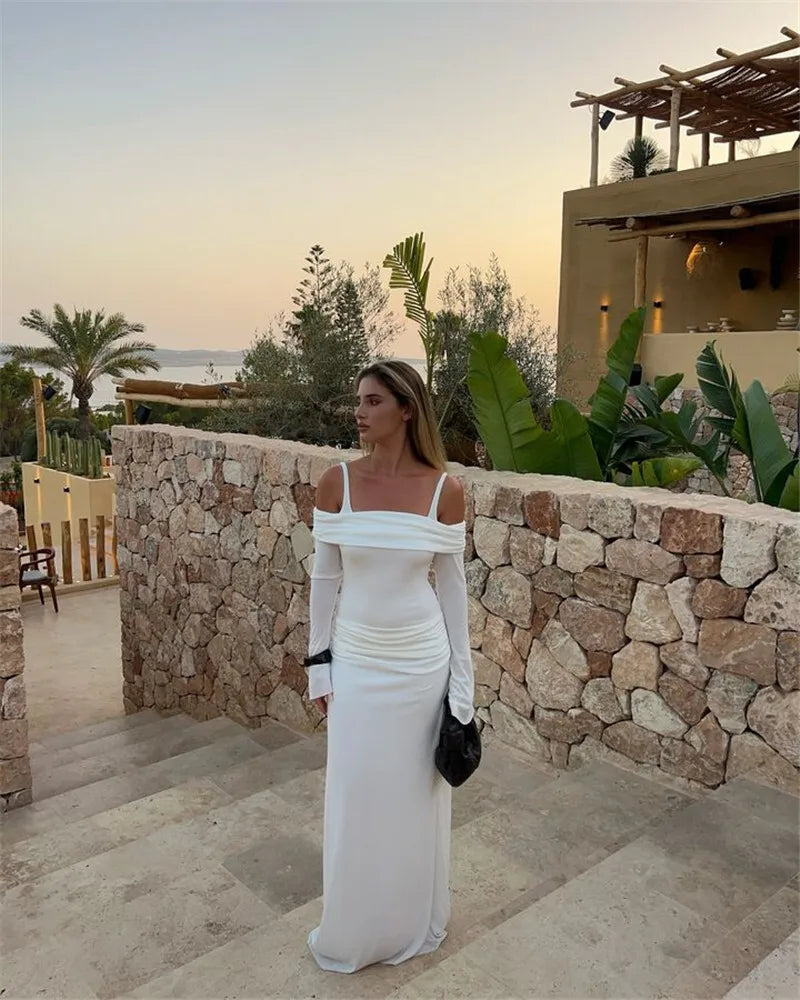 Tulipa Off-Shoulder Dress Petite Chrie Tulipa Off-Shoulder Dress Petite Chrie