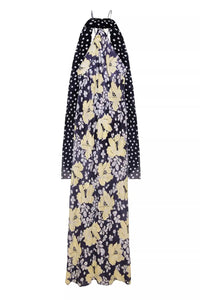 This Dress Blue Hailey is made from high quality materials and features a colorful printed skirt designed by a skilled designer. Each dress is meticulously handmade with intricate needle and thread work, ensuring a long-lasting and unique piece. Elevate your wardrobe with this must-have statement dress.