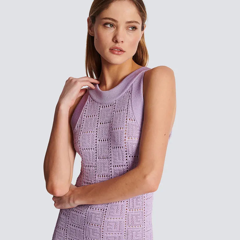 balmain purple dress BALMAIN Draped Laminated Jersey Long Dress in Bleu Electric