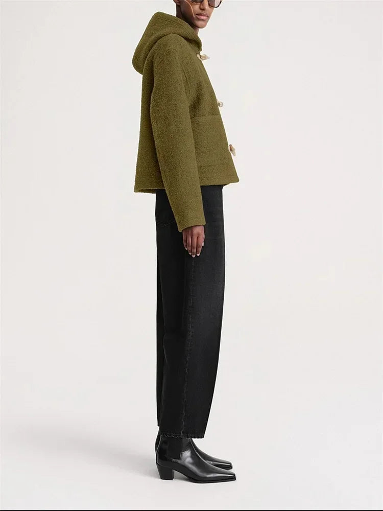 TOTEME hooded felted duffle coat – Petite Chérie TOTEME hooded felted duffle coat – Petite Chérie
