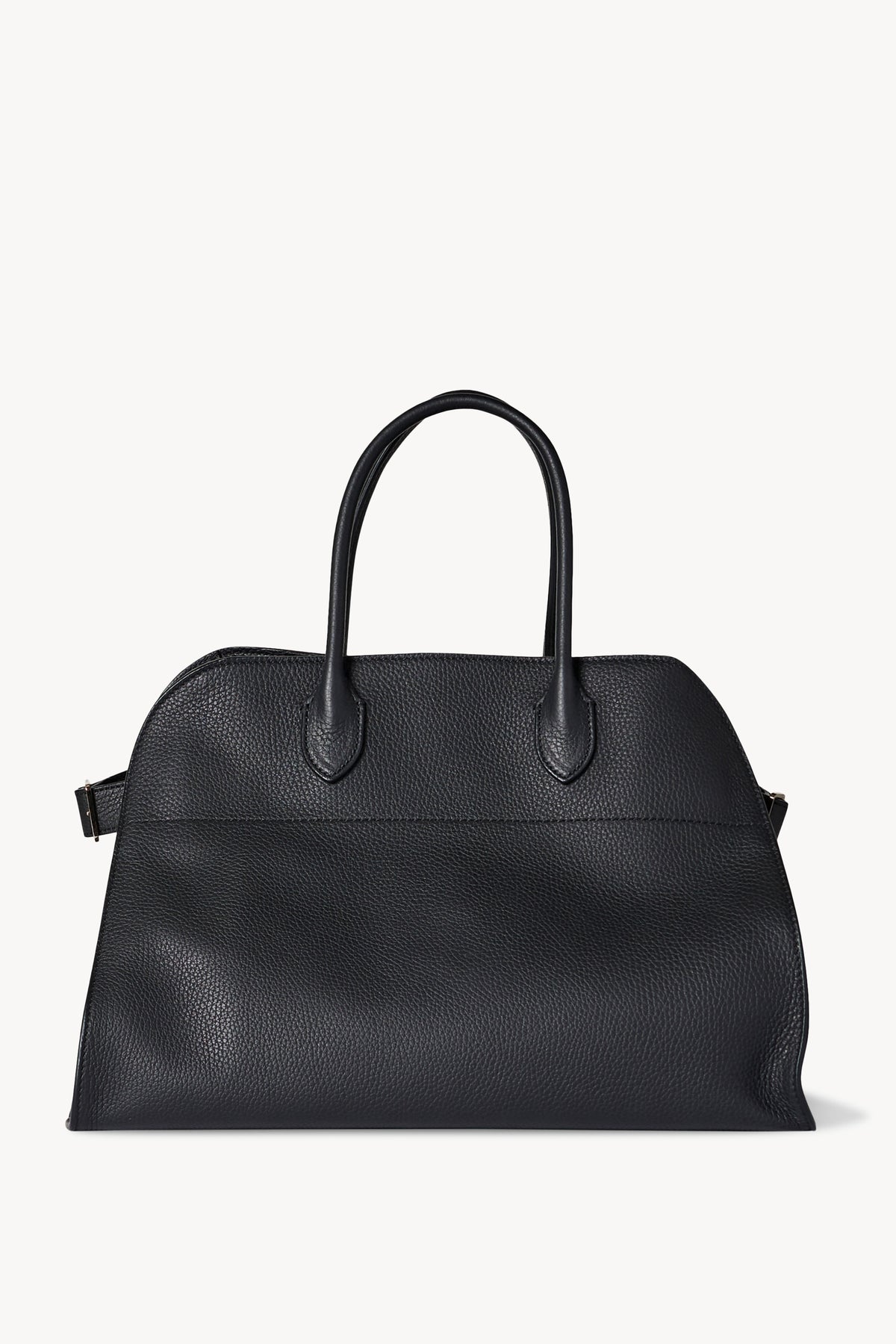 Introducing the Soft Margaux 17 Bag, a timeless piece of luxury crafted from the finest matte grained calfskin leather. With its softly structured design, belted gusseted side panels, and interior toggle closure, this top-handle bag is both functional and stylish. Elevate your wardrobe with this elegant and exclusive accessory.