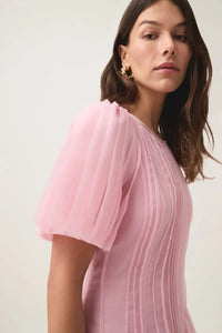 Nova Pleated Midi Dress Petite Chrie Nova Pleated Midi Dress Petite Chrie