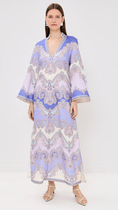 The Maxine Tunic Midi Dress by Zimmermann offers a flattering V-neck silhouette crafted from a mid-weight, non-stretch linen weave that ensures comfort and breathability. Featuring a discreet hidden zip at the back for a seamless look and practical patch front pockets, this dress combines effortless style with everyday functionality. Perfect for versatile wear, it delivers both elegance and convenience in one.