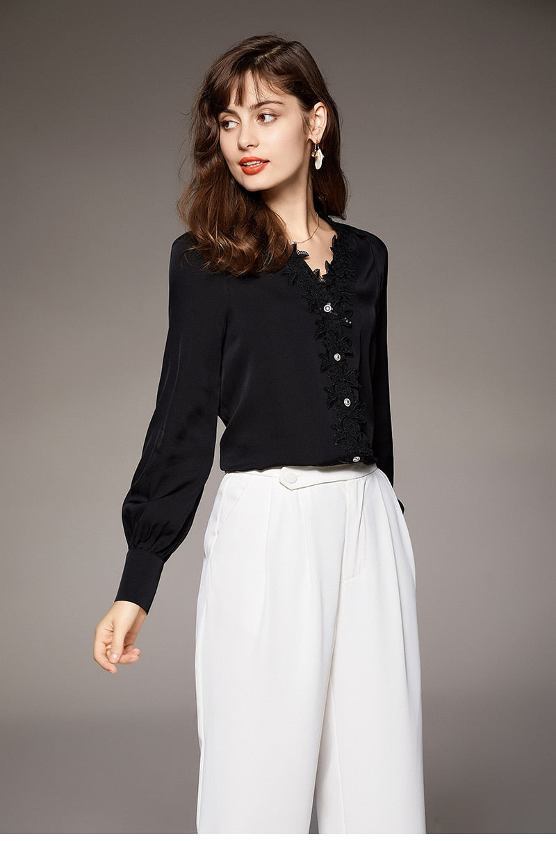 Blouse en soie Perrine