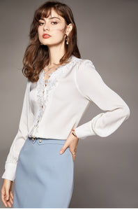 Blouse en soie Perrine