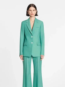 Make waves at the office with Ensemble Alanna! This two-piece suit is perfect for ambitious businesswomen – the sleek jacket and commute-friendly pants are the perfect combination of professional and temperament-capable! Get ready to take your career to the next level!
