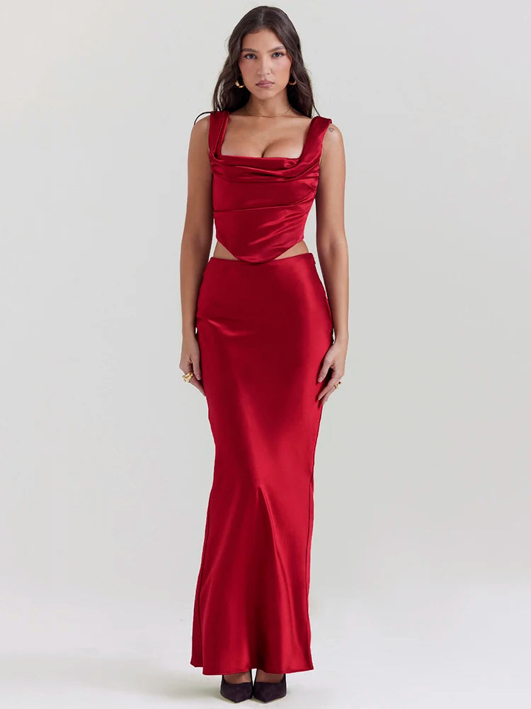 pauline red dress Pauline Velvet Dress: Red Maxi Dress for Formal Wedding Guest